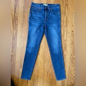 Madewell 10” High Rise Skinny Jean in Danny Wash TENCEL